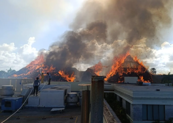 Heroica respuesta de bomberos evita tragedia en incendio de Bahía Príncipe, Tulum