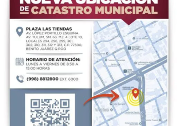 Anuncia Catastro Municipal nueva ubicación en Cancún