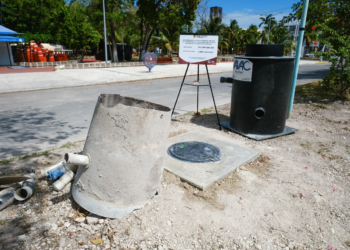 Rehabilitan drenaje en Chetumal