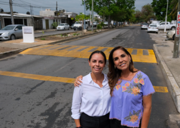 Mara Lezama y Ana Paty Peralta entregan rehabilitación de la avenida Miguel Hidalgo en Cancún