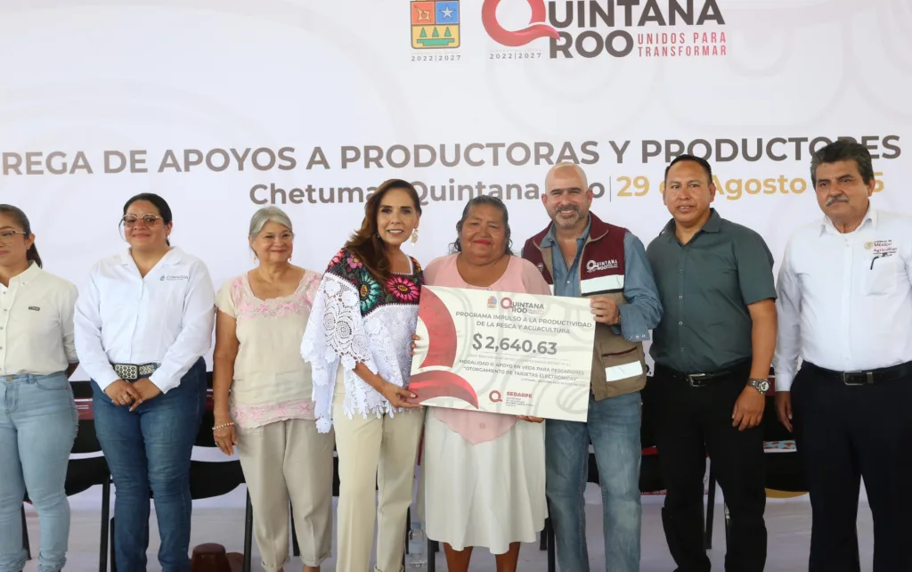 Entregan más de 157 millones de pesos al sur de Quintana Roo