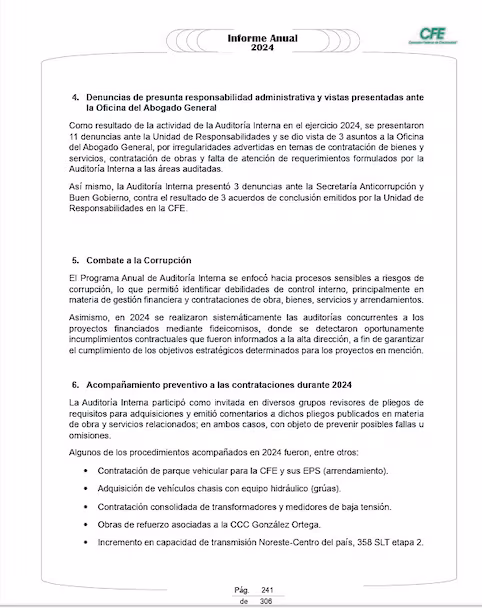 CFE de Manuel Bartlett con 34 mil mdp por aclarar