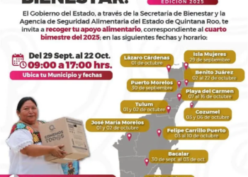 Inicia la cuarta entrega del programa “Comemos Tod@s” en Quintana Roo