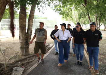 Estefanía Mercado recorre colonias y atiende de inmediato las demandas ciudadanas en Playa del Carmen 1 Estefanía Mercado recorre colonias y atiende de inmediato las demandas ciudadanas en Playa del Carmen
