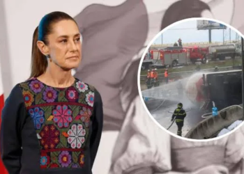 Sheinbaum ordena revisar normas de transporte de materiales tras explosión en Iztapalapa
