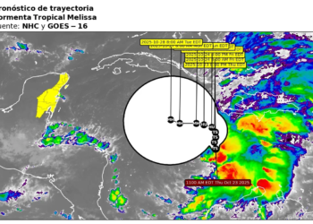 Tormenta Melissa amenaza al Caribe: podría convertirse en huracán mayor