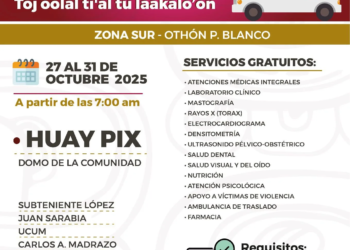 Caravanas de Salud llegan a Tulum, Huay Pix y Santa Gertrudis