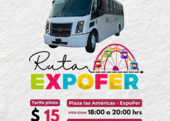 IMOVEQROO lanza ruta especial de transporte para la Expofer Chetumal 2025