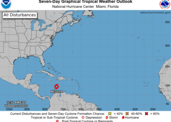 Se forma la tormenta tropical Melissa en el Caribe central; se ubica a 1,765 km de Quintana Roo
