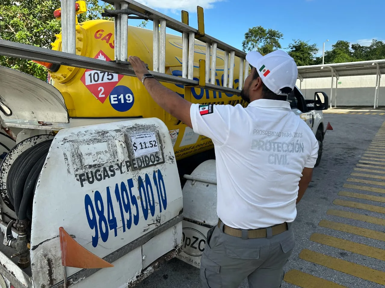 Playa del Carmen refuerza seguridad con verificación histórica de gas LP