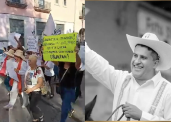 Nueva marcha en Morelia exige justicia por el asesinato de Carlos Manzo