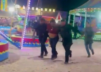 Capturan a presunto líder criminal, estaba en la feria de la 228