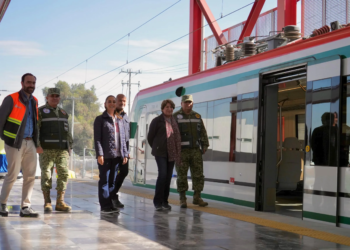 Sheinbaum encabeza primer recorrido de prueba en el Tren Suburbano Lechería-AIFA 3 Suburbano