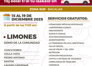 Caravanas “Salud para Tod@s” llegan a Bacalar, Benito Juárez y Felipe Carrillo Puerto 5 Caravanas “Salud para Tod@s” llegan a Bacalar, Benito Juárez y Felipe Carrillo Puerto