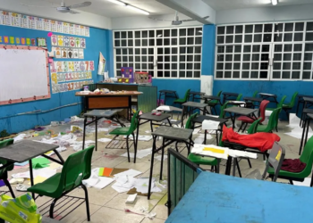 Alumnos de primaria en la 259 sufren vandalismo en su escuela