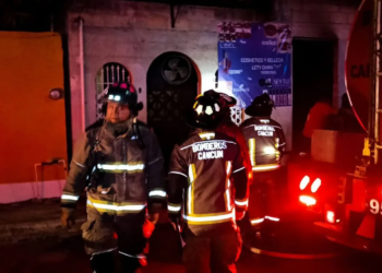 Fuego acaba con casa en la supermanzana 227