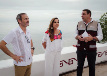 Mara Lezama supervisa rehabilitación integral del parque Concha Acústica en Chetumal 4 Mara Lezama supervisa rehabilitación integral del parque Concha Acústica en Chetumal