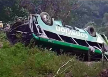 Tragedia en Veracruz: volcadura de autobús deja 8 muertos y 19 heridos