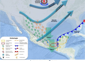 Autoridades alertan por fuertes vientos y lluvias en Quintana Roo ante la llegada del frente frío 30