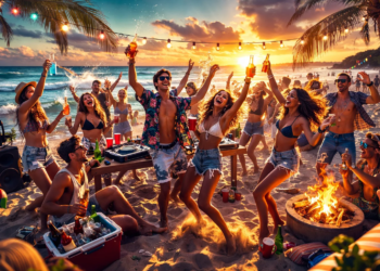 Llegan los spring breakers a Cancún: ¿cuántos se esperan esta temporada? 4 Spring breakers