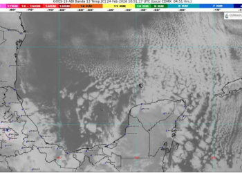 Evento de “Norte” pega a Quintana Roo: vientos fuertes, oleaje elevado y descenso de temperatura