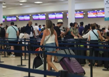 Tormenta de nieve en Estados Unidos provoca cancelaciones y demoras en 48 vuelos del Aeropuerto Internacional de Cancún
