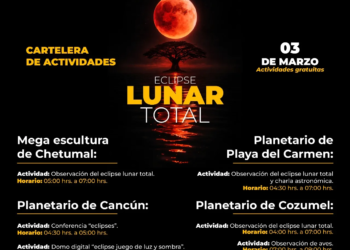 ¡A mirar el cielo! Habrá eclipse lunar total y puedes verlo gratis en estos planetarios