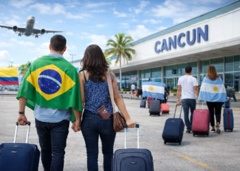 Turismo sudamericano cae 10% en Quintana Roo por restricciones migratorias