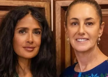 Salma Hayek agradece a Claudia Sheinbaum el impulso al cine mexicano