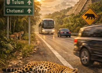 Carretera mortal: jaguares mueren atropellados en la 307 y alertan crisis ambiental en la Riviera Maya