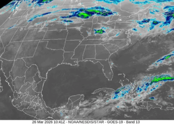 Calor intenso y lluvias con tormenta eléctrica en Quintana Roo