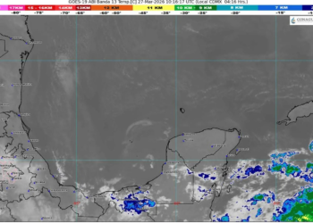 Lluvias fuertes, calor intenso y vientos de hasta 50 km/h: así pega el clima hoy en Quintana Roo