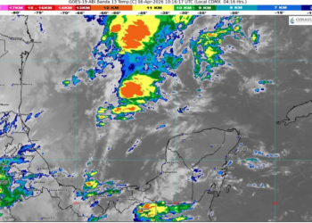 El frente frío 43 y una vaguada en altura provocarán chubascos con descargas eléctricas en gran parte del estado