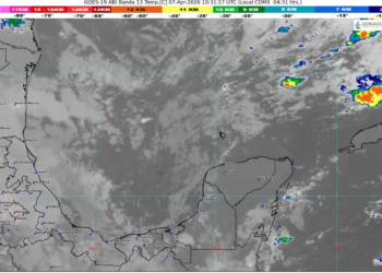 El frente frío 43 y un canal de baja presión provocarán chubascos en gran parte del estado