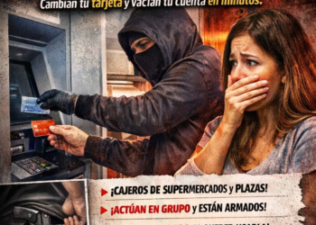 En segundos te roban todo: Alerta por ladrones en cajeros