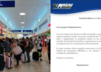 Caos en el aeropuerto de Cancún: Magnicharters deja varados a cientos en plena Semana Santa