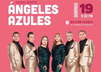 Cancún celebra 56 aniversario con concierto de Los Ángeles Azules en Malecón Tajamar