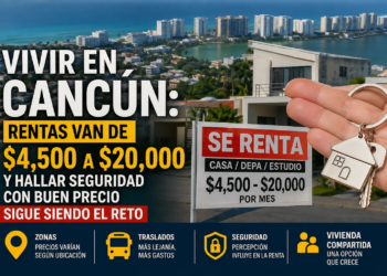 Vivir en Cancún: rentas van de 4,500 a 20 mil pesos y hallar seguridad con buen precio sigue siendo el reto