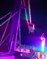 ¡Caos en feria de Guerrero! Menor mueve juego mecánico y provoca accidente