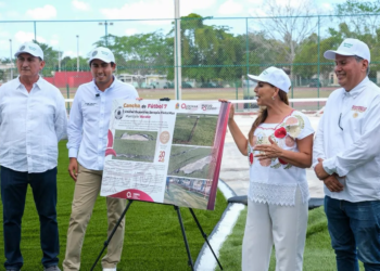 Mara Lezama lleva el Mundial Social a Bacalar: tres nuevas canchas con más de 5.5 mdp