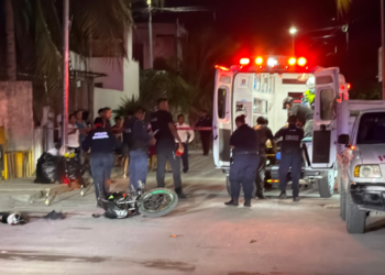 A quemarropa atacan a motociclista en Villas del Mar