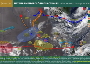 Alerta en Quintana Roo: tormentas intensas, rayos y vientos de hasta 60 km/h amenazan este domingo