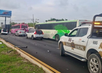 Brutal accidente en el bulevar Colosio