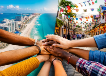 Cancún, la ciudad donde el mundo entero intenta convivir