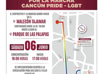 Más de 5 mil personas tomarán la avenida Tulum este sábado: así impactará el Cancún Pride 2026 4 Más de 5 mil personas tomarán la avenida Tulum este sábado: así impactará el Cancún Pride 2026