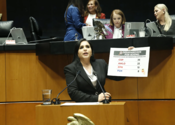 “No bajan los homicidios, los reclasifican”: Mayuli Martínez acusa a Morena de maquillar la violencia 6 “No bajan los homicidios, los reclasifican”: Mayuli Martínez acusa a Morena de maquillar la violencia