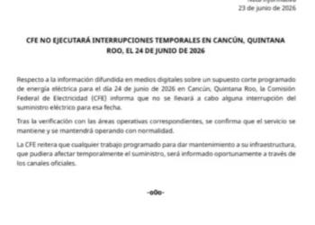 ¿Se quedaría Cancún sin luz? CFE desmiente rumor que alarmó a miles de personas 4 CFE