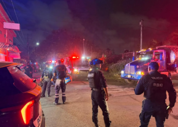 Explosión deja a un joven sin vida y múltiples lesionados en la SM 219 1 Explosión deja a un joven sin vida y múltiples lesionados en la SM 219