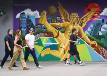 Así celebran los fanáticos del mundo el Mundial 2026 en CDMX 1 Así celebran los fanáticos del mundo el Mundial 2026 en CDMX