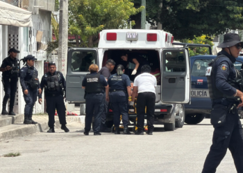 Ataque a balazos en la Supermanzana 233 deja un hombre herido 4 Ataque a balazos en la Supermanzana 233 deja un hombre herido